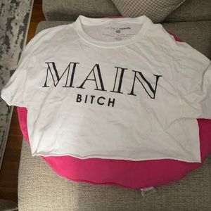 crop top fashion nova size S